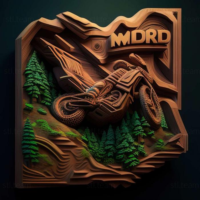 3D model Moero Downhill Night Type R game (STL)